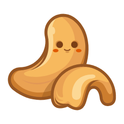 Cashew Nut Icon, cashew,nut