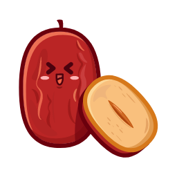 Red Date Icon, red date,dried fruit