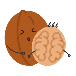 Cartoon Paper - skinned Walnut Icon, paper - skinned walnut,snack,cartoon