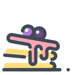 Colorful Frosted Cake Icon, cake,frosted,dessert