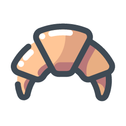 Croissant Icon (Detailed) Icon, croissant,bakery,dessert