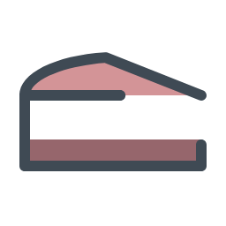 Pink Cake Icon (Simple) Icon, cake,pink,dessert