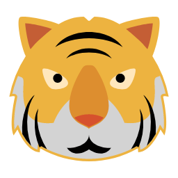 Tiger Animal Icon, tiger,animal,wild