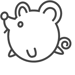 Outline Rat (Chinese Zodiac) Icon, rat,Chinese zodiac,outline