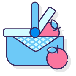 Picnic Icon, picnic,food,cherry blossom