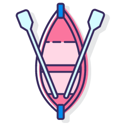 Rowboat Icon, rowboat,boat,cherry blossom