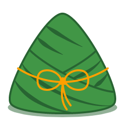 Tied Zongzi Icon, zongzi,tied,food