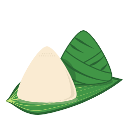 Two Zongzi Icon, zongzi,two,food