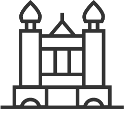 Castle Building Icon, castle,medieval architecture