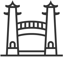 Drum Tower Pavilion Icon, drum tower pavilion,cultural architecture