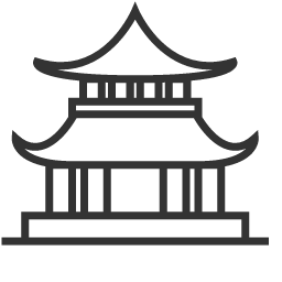 Drum Tower Pavilion Icon, drum tower pavilion,cultural architecture