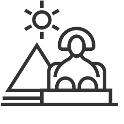 Egyptian Pyramid Building Icon, Egyptian pyramid,ancient architecture
