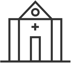 Hospital Building Icon, hospital,medical architecture