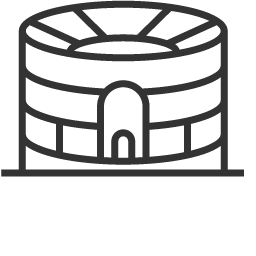 House Colosseum Building Icon, house colosseum,classical architecture