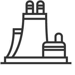 House Factory Building Icon, house factory,industrial architecture