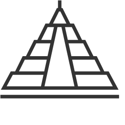 Pyramid Building Icon, pyramid,ancient architecture