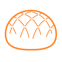 Pineapple Bun Icon, Pineapple bun,snack