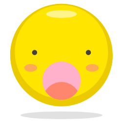 Baby Emoji Icon, baby,pacifier