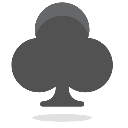 Club Emoji Icon, club,card
