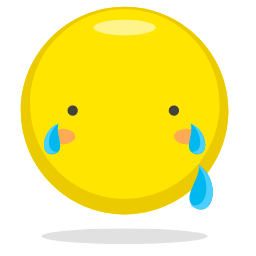 Crying Emoji (Repeat 2) Icon, cry,sad