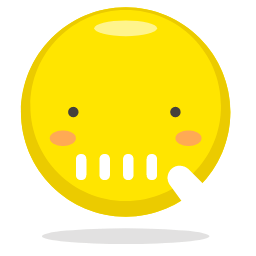 Grimacing Emoji Icon, grimace,disgust