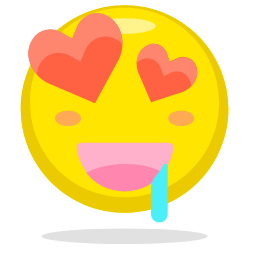 Loving Emoji Icon, love,heart-eyes