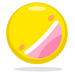 Pink Slice Emoji Icon, slice,shape