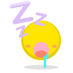 Sleeping Emoji Icon, sleep,snore