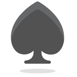 Spade Emoji Icon, spade,card