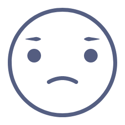 Disappointed Emot Icon, disappointed,frown