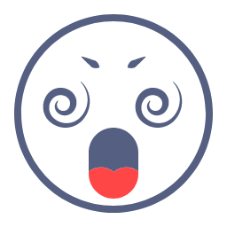 Dizzy Emot Icon, dizzy,rotating eyes