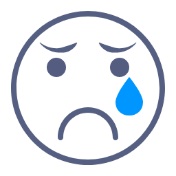 Sad Emot Icon, sad,tear