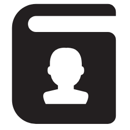 Contacts Icon, contacts,address book,person