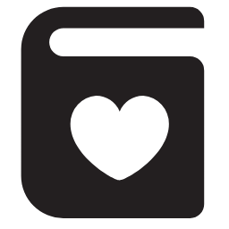 Contacts Favorites Icon, contacts,favorite,heart