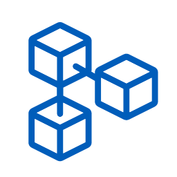 Blockchain Icon, blockchain,technology,cubes