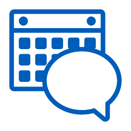 Calendar Speech Bubble Icon, calendar,speech bubble,event communication