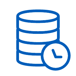 Data Clock Icon, data clock,database,time - related