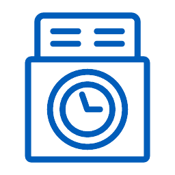 Time Clock Icon, time clock,time - tracking,attendance
