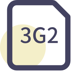 3G2 File Extension Icon, 3G2,multimedia,video