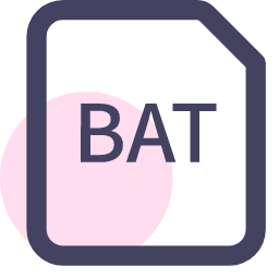 BAT File Extension Icon, BAT,batch,script