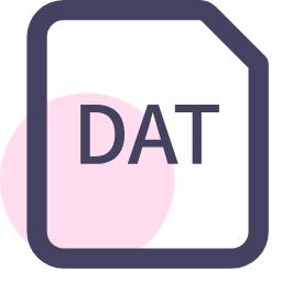 DAT File Extension Icon, DAT,data,file