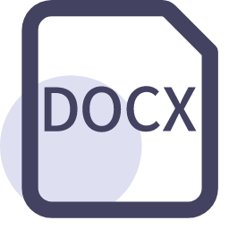 DOCX File Extension Icon, DOCX,Word,document