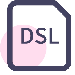 DSL File Extension Icon, DSL,internet,connection