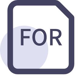 FOR File Extension Icon, FOR,FORTRAN,code