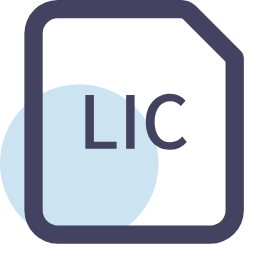 LIC File Extension Icon, LIC,license,file