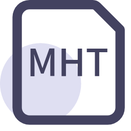 MHT File Extension Icon, MHT,web,MIME