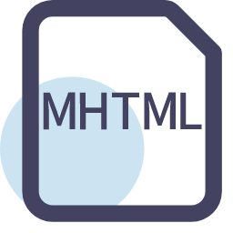 MHTML File Extension Icon, MHTML,web,MIME