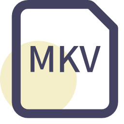 MKV File Extension Icon, MKV,video,Matroska