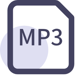 MP3 File Extension Icon, MP3,audio,music