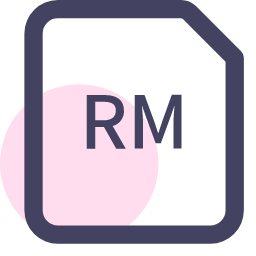 RM File Format Icon, RM,file format,video